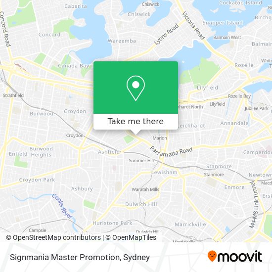 Signmania Master Promotion map