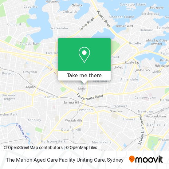 The Marion Aged Care Facility Uniting Care map
