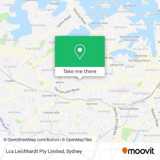 Lca Leichhardt Pty Limited map