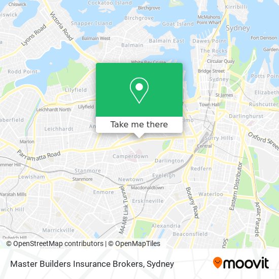 Master Builders Insurance Brokers map