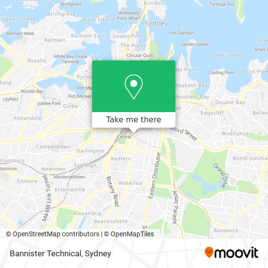 Bannister Technical map