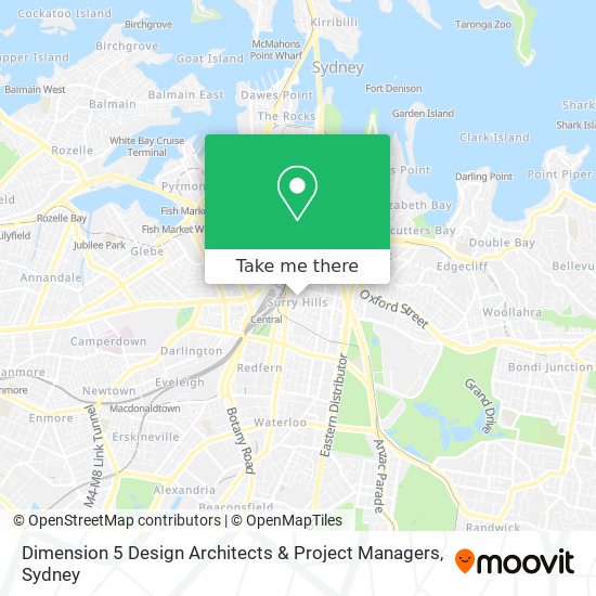 Dimension 5 Design Architects & Project Managers map