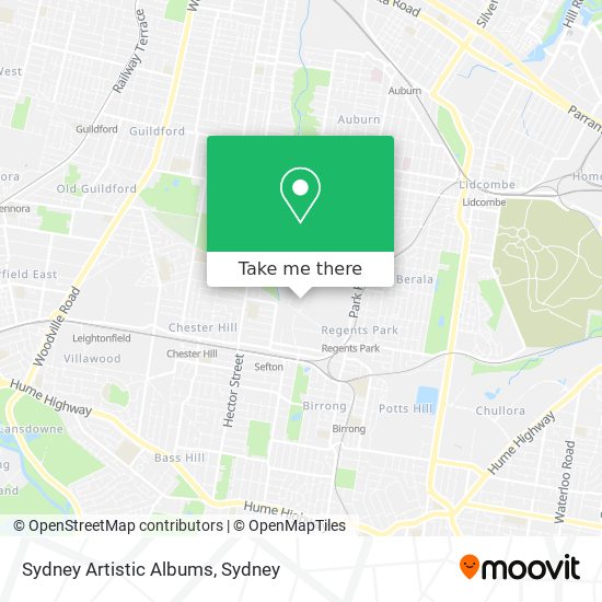 Mapa Sydney Artistic Albums