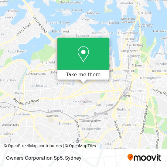 Owners Corporation Sp5 map