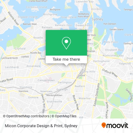 Micon Corporate Design & Print map