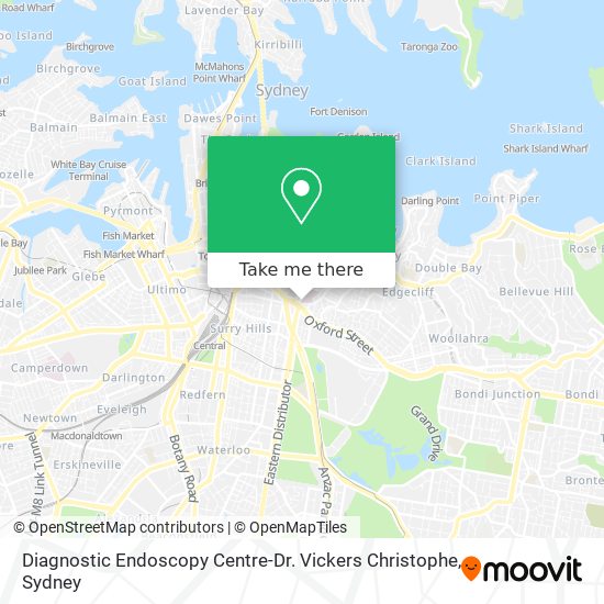 Diagnostic Endoscopy Centre-Dr. Vickers Christophe map