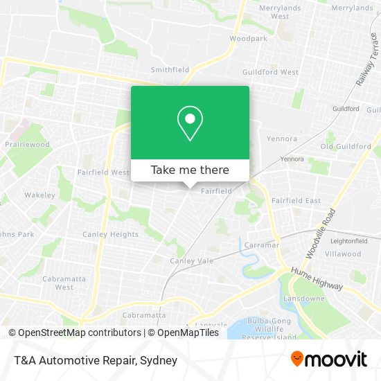 Mapa T&A Automotive Repair