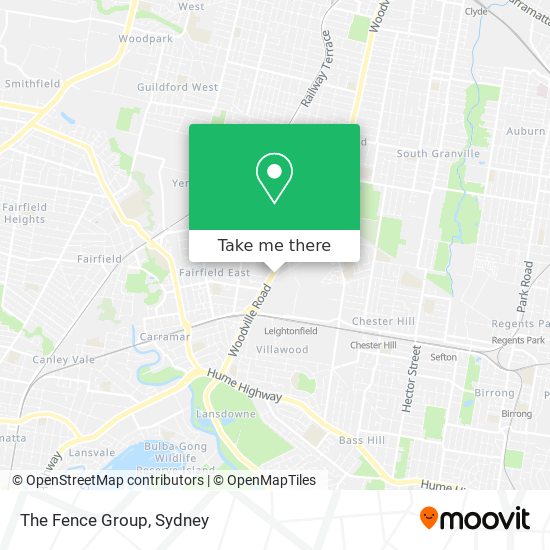 The Fence Group map