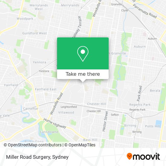 Mapa Miller Road Surgery