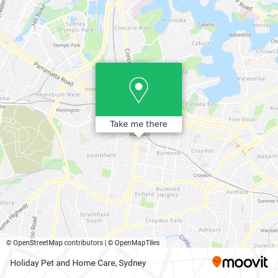 Holiday Pet and Home Care map