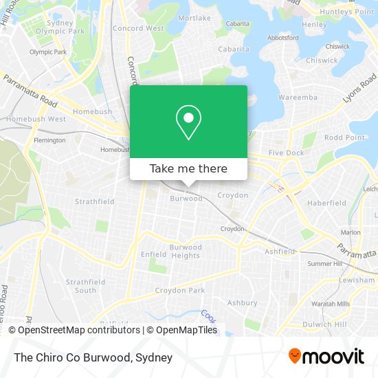 Mapa The Chiro Co Burwood