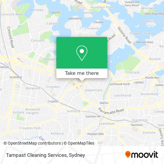 Tampast Cleaning Services map