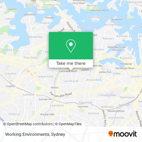 Working Environments map