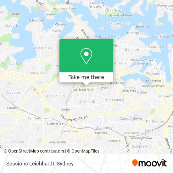 Sessions Leichhardt map