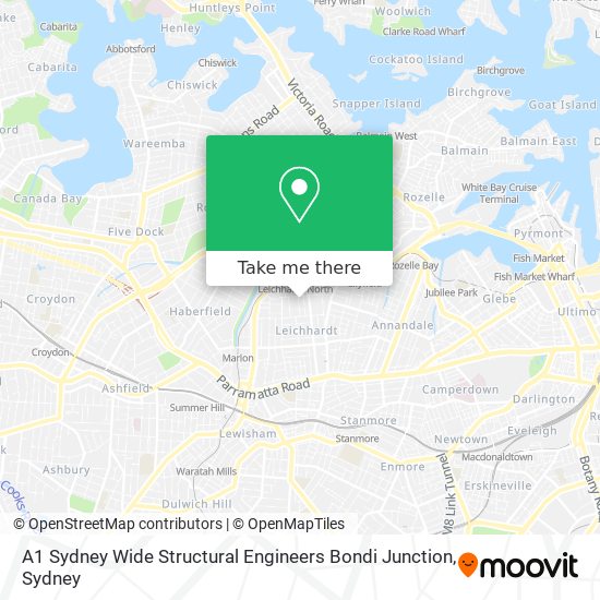 A1 Sydney Wide Structural Engineers Bondi Junction map