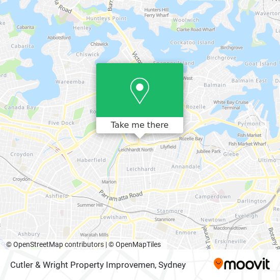 Cutler & Wright Property Improvemen map