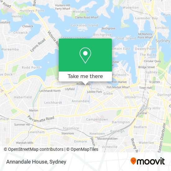 Annandale House map