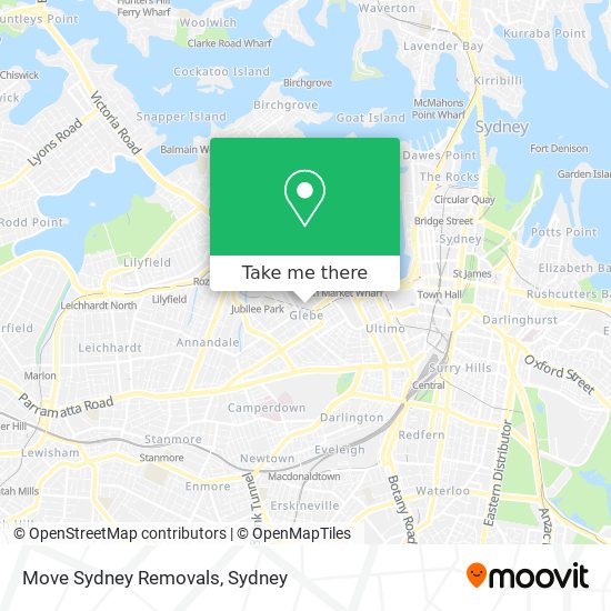 Move Sydney Removals map