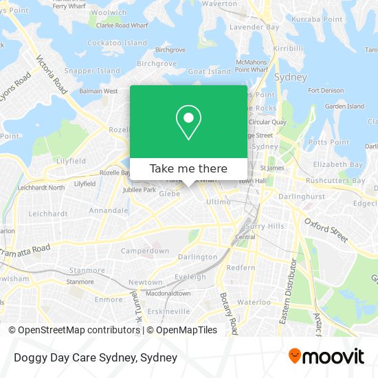 Doggy Day Care Sydney map