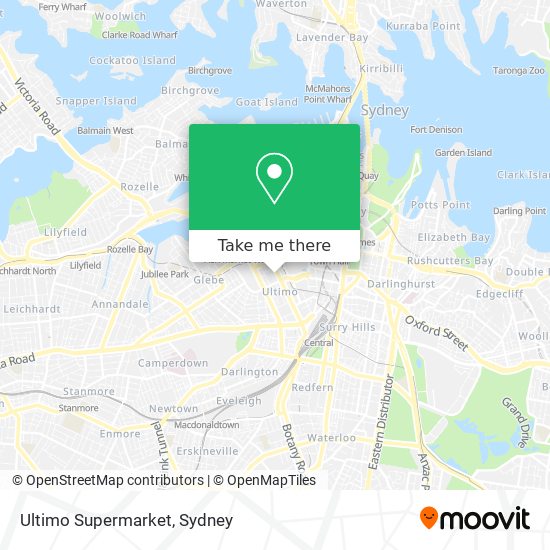 Ultimo Supermarket map