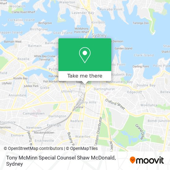 Mapa Tony McMinn Special Counsel Shaw McDonald