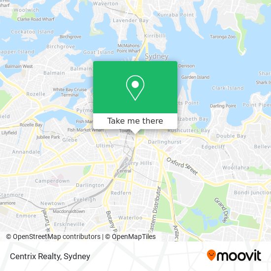 Centrix Realty map