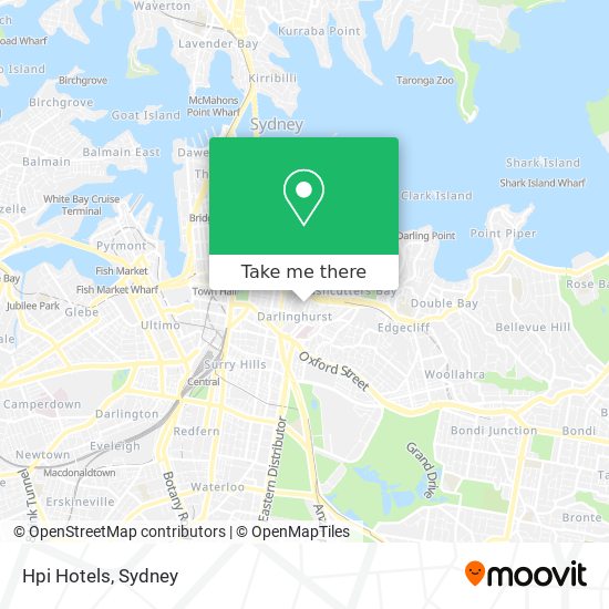 Hpi Hotels map