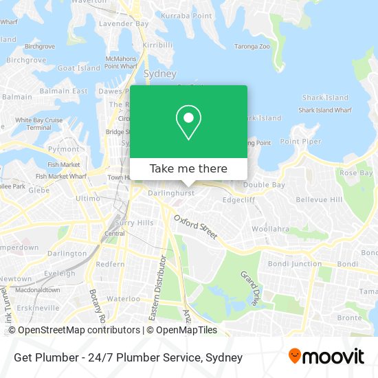 Mapa Get Plumber - 24 / 7 Plumber Service