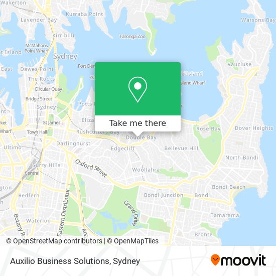 Auxilio Business Solutions map