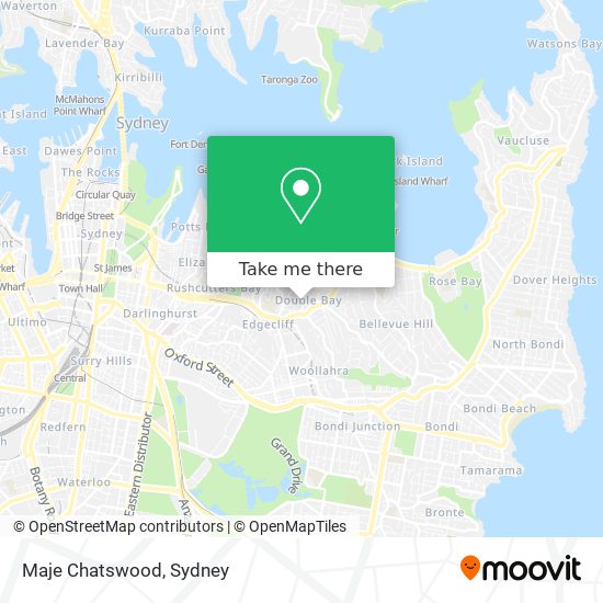 Maje Chatswood map