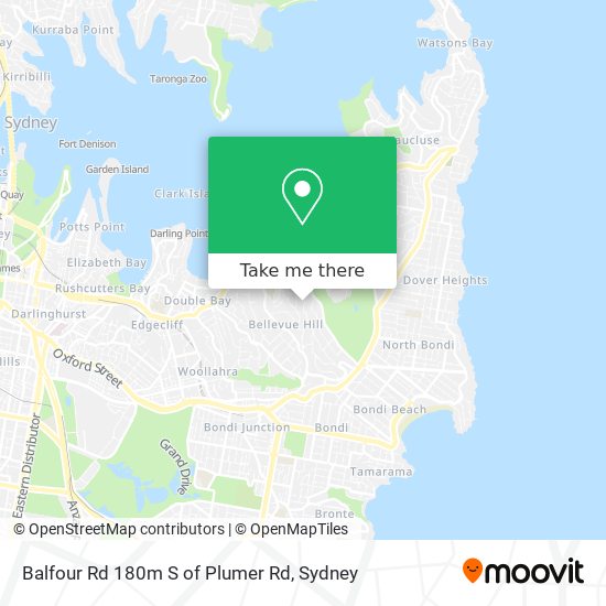 Balfour Rd 180m S of Plumer Rd map