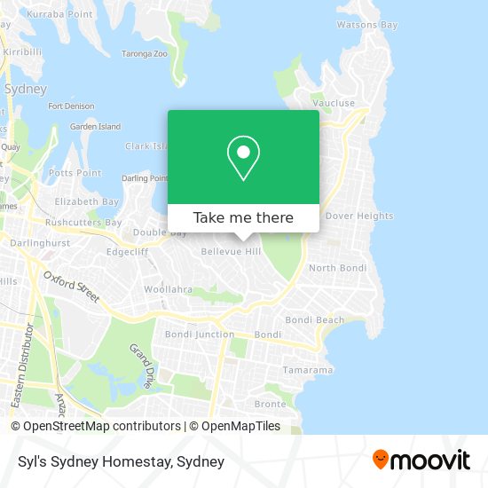 Syl's Sydney Homestay map