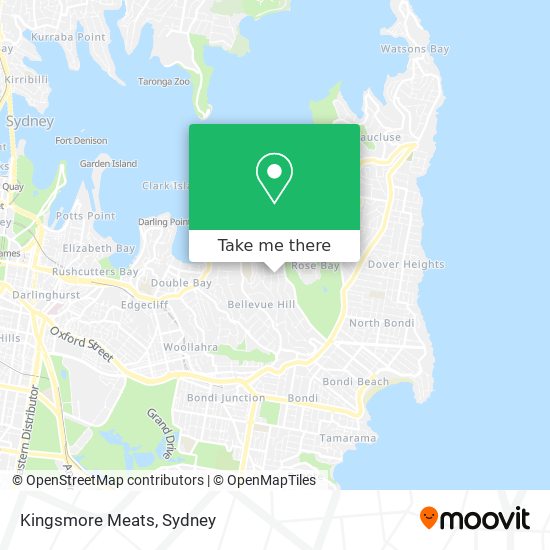 Kingsmore Meats map