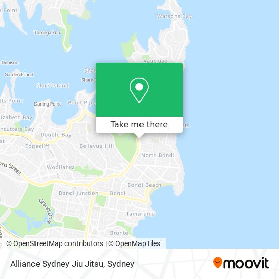 Mapa Alliance Sydney Jiu Jitsu