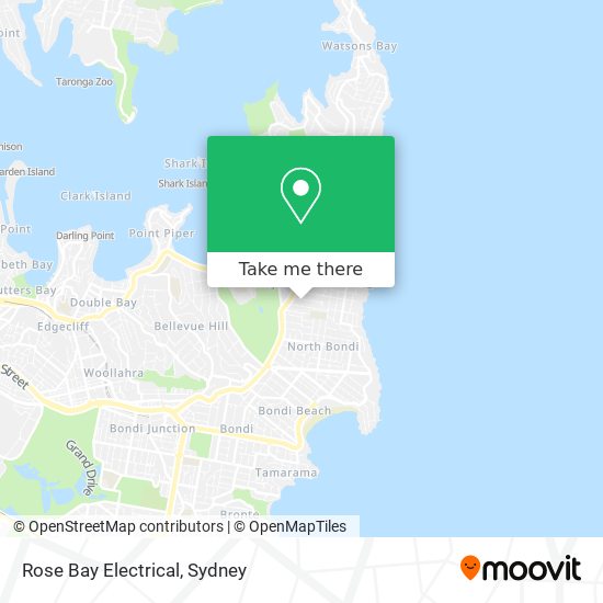 Rose Bay Electrical map