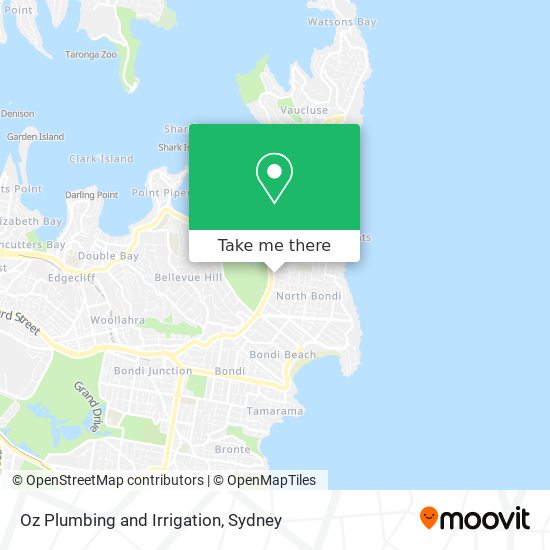 Oz Plumbing and Irrigation map