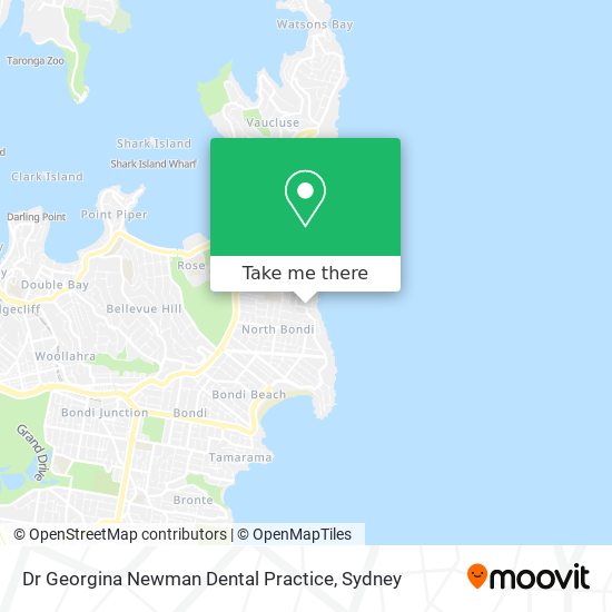 Mapa Dr Georgina Newman Dental Practice