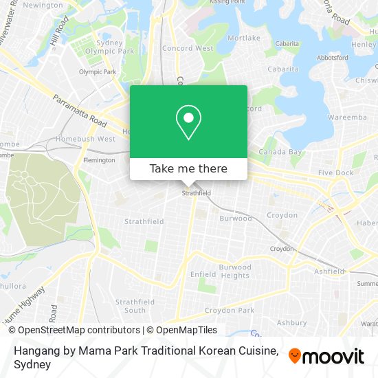 Hangang by Mama Park Traditional Korean Cuisine map