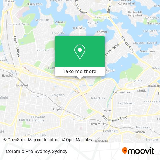 Ceramic Pro Sydney map