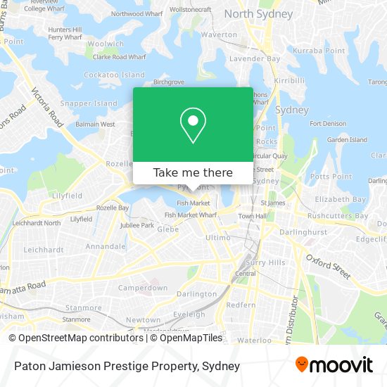 Paton Jamieson Prestige Property map