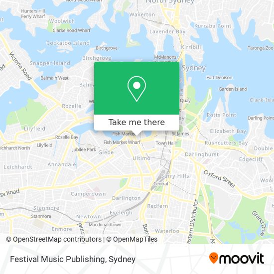Festival Music Publishing map