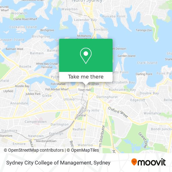 Sydney City College of Management map