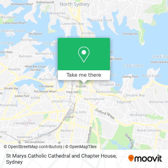 St Marys Catholic Cathedral and Chapter House map