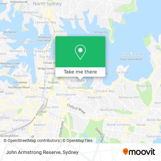 Mapa John Armstrong Reserve