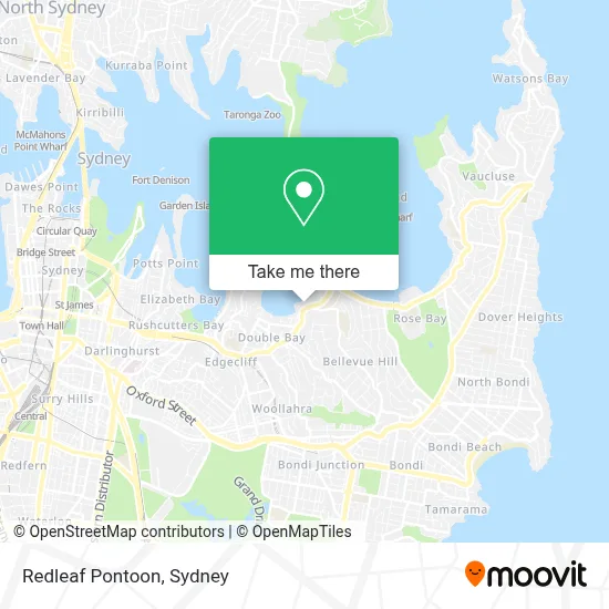 Mapa Redleaf Pontoon