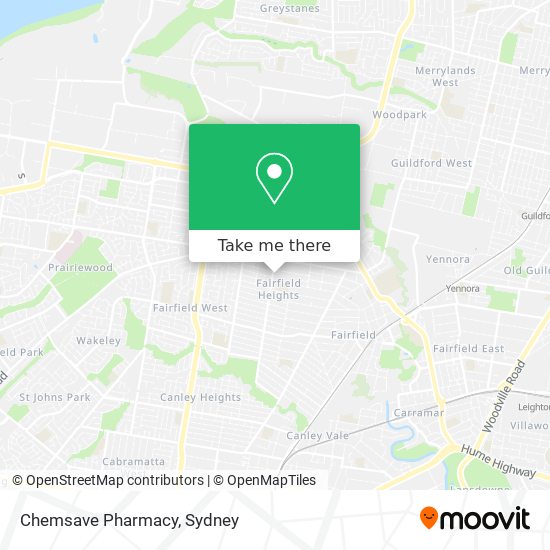 Mapa Chemsave Pharmacy