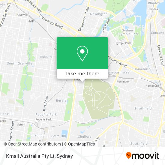 Kmall Australia Pty Lt map
