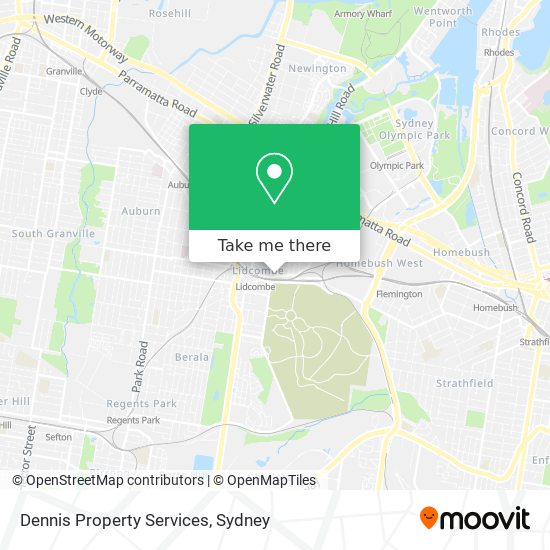 Mapa Dennis Property Services