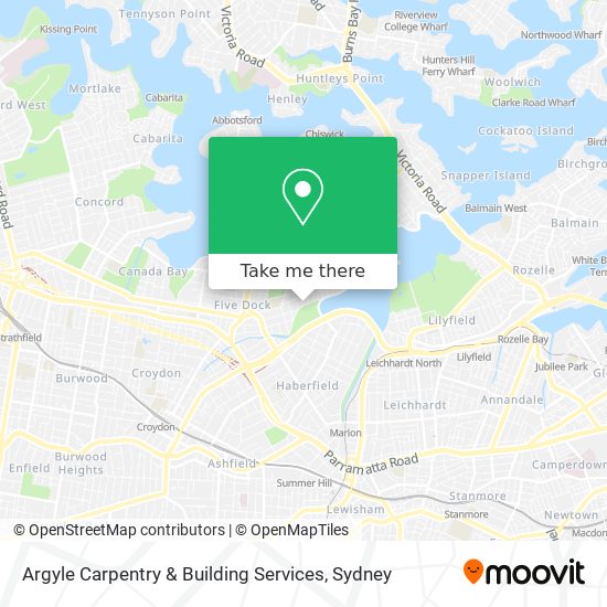 Argyle Carpentry & Building Services map