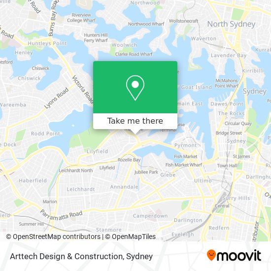 Mapa Arttech Design & Construction